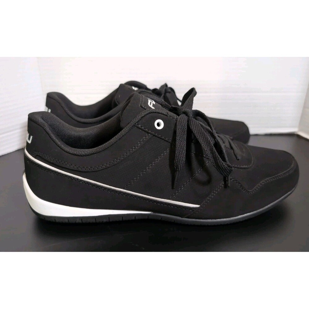 FUBU BLACK LACE UP LOW TOP MEMORY FOAM ATHLETIC SNEAKERS  MEN'S SIZE 11  EUC